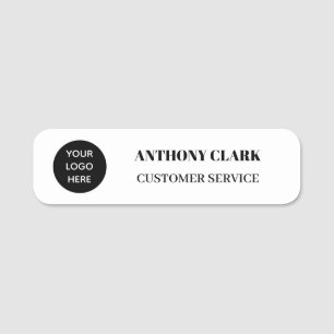Benutzerdefiniertes Logo Mitarbeiter Magnet Untern Namensschild
