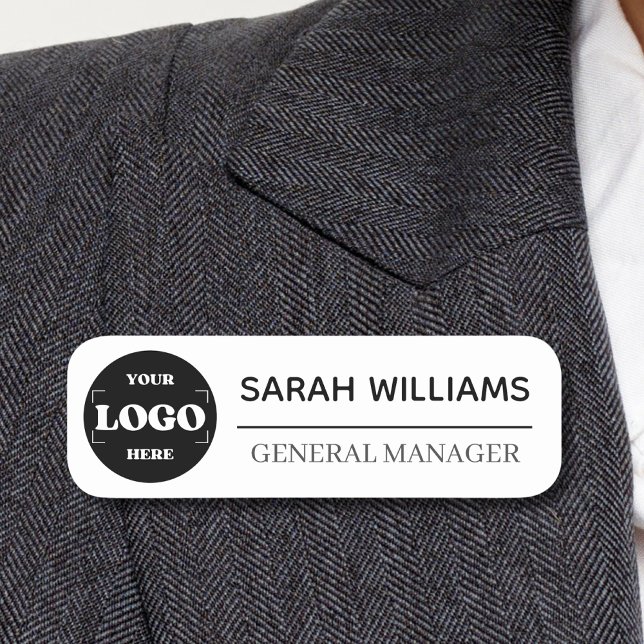 Benutzerdefiniertes Logo Mitarbeiter Magnetic oder Namensschild (Von Creator hochgeladen)