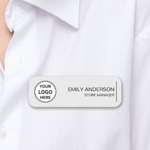 Benutzerdefiniertes Logo Mitarbeiter Magnetic Safe Namensschild