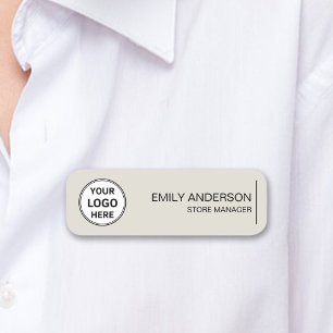 Benutzerdefiniertes Logo Mitarbeiter Magnetic Safe Namensschild