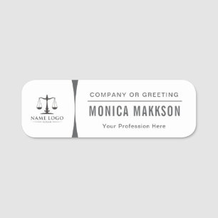 Benutzerdefiniertes Logo Mitarbeiter Magnetisch Namensschild