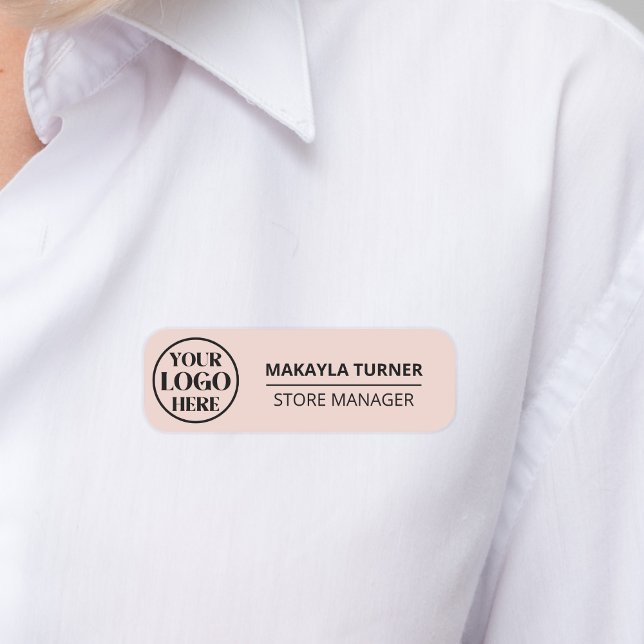 Benutzerdefiniertes Logo Mitarbeiter Magnetisch Od Namensschild (Von Creator hochgeladen)