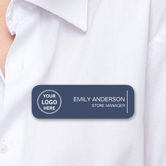 Benutzerdefiniertes Logo Mitarbeiter Magnetischer Namensschild