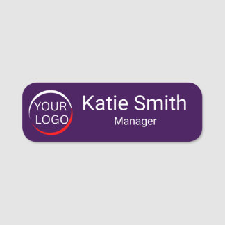 Benutzerdefiniertes Logo Mitarbeiter Personalisier Namensschild
