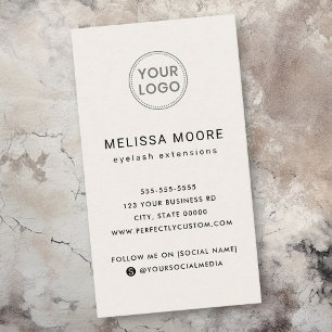 Benutzerdefiniertes Logo, modern, minimalistisch,  Visitenkarte