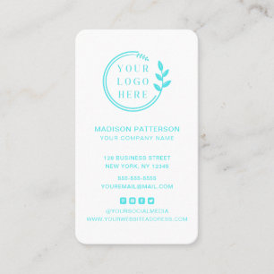 Benutzerdefiniertes Logo Modern Minimalistische So Visitenkarte