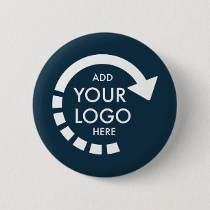 Benutzerdefiniertes Logo Modernes Corporate Busine Button
