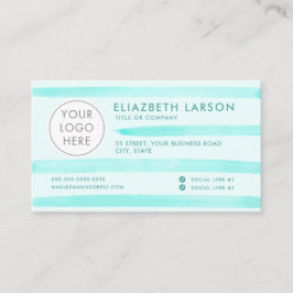 Benutzerdefiniertes Logo Modernes Minimalistisches Visitenkarte