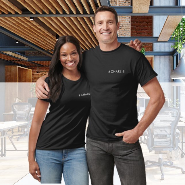 Benutzerdefiniertes Logo | Modernes Personal des U T-Shirt (Von Creator hochgeladen)