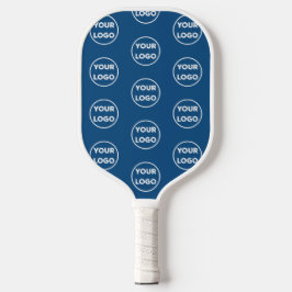 Benutzerdefiniertes Logo-Muster für blaue 2-seitig Pickleball Schläger