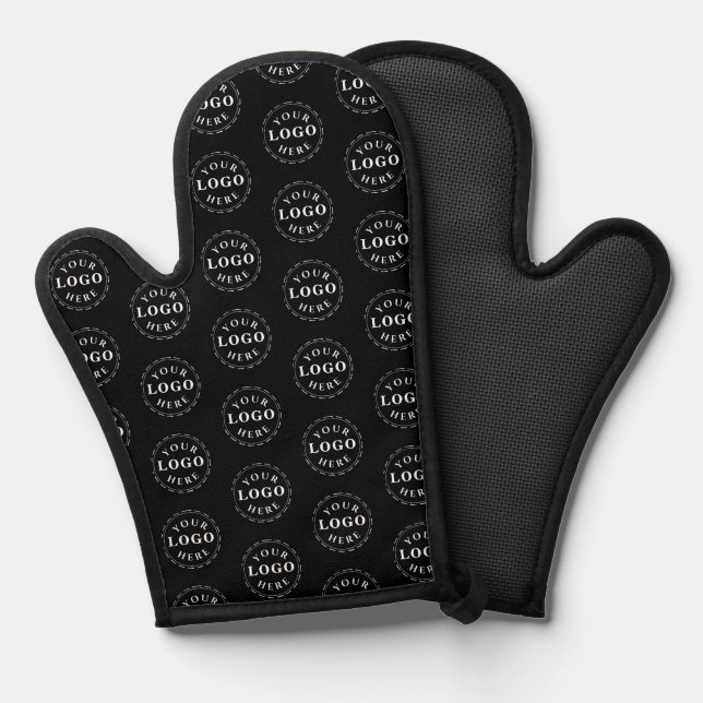 Benutzerdefiniertes Logo Muster Oven Mitt für die  Ofenhandschuh (Vorderseite/Rückseite)