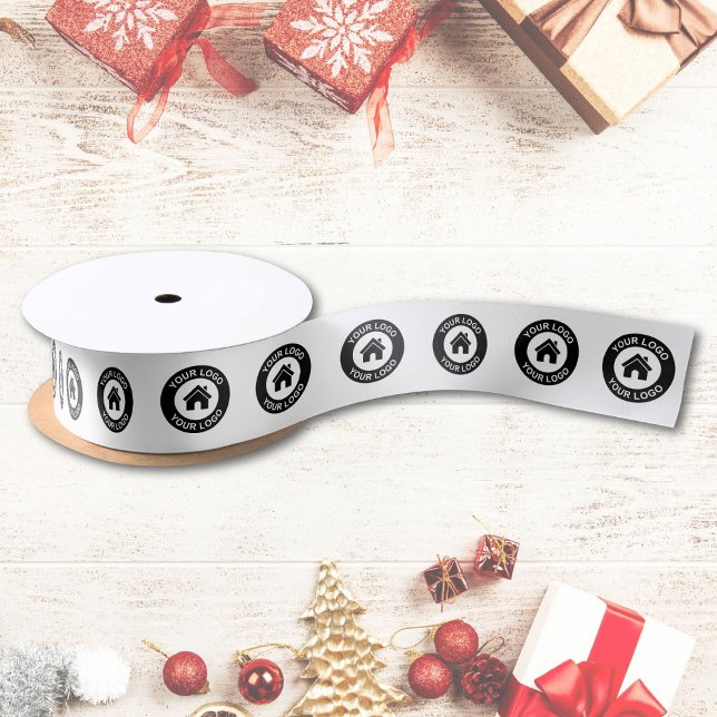 Benutzerdefiniertes Logo-Muster Satin Ribbon Satinband (Von Creator hochgeladen)