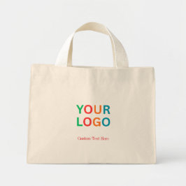 Benutzerdefiniertes Logo & Name Stylische Mini-Tas Mini Stoffbeutel