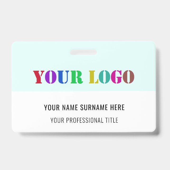 Benutzerdefiniertes Logo, Name und Personalisierte Ausweis (Vorderseite)