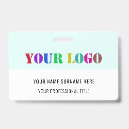 Benutzerdefiniertes Logo, Name und Personalisierte Ausweis