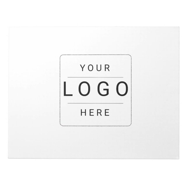 Benutzerdefiniertes Logo Notizblock (Vorderseite)