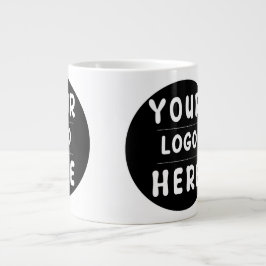 Benutzerdefiniertes Logo oder Bild für Unternehmen Jumbo-Tasse