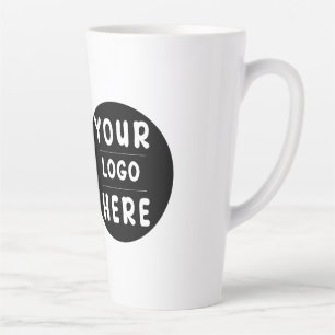 Benutzerdefiniertes Logo oder Bild für Unternehmen Milchtasse