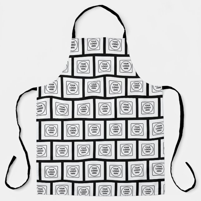 Benutzerdefiniertes Logo oder Bild mit wiederholen Schürze (Vorderseite)