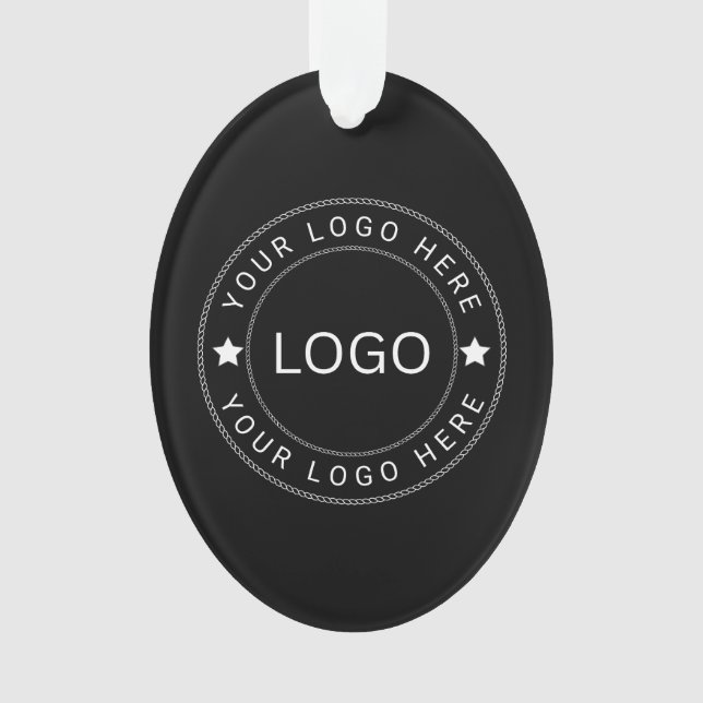 Benutzerdefiniertes Logo Ornament (Vorderseite)