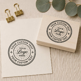 Benutzerdefiniertes Logo Personalisierte Geschäfts Gummistempel