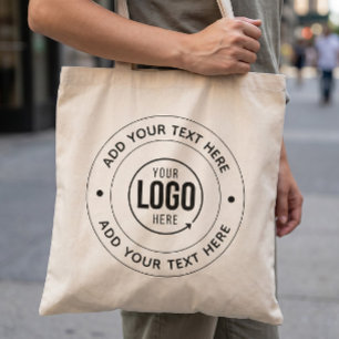 Benutzerdefiniertes Logo & Personalisierter Text T Tragetasche