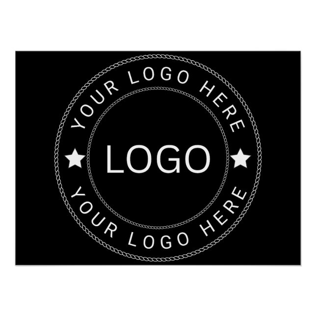 Benutzerdefiniertes Logo Poster (Vorderseite)