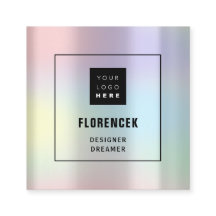 Benutzerdefiniertes Logo QR CODE Holografisches Ro