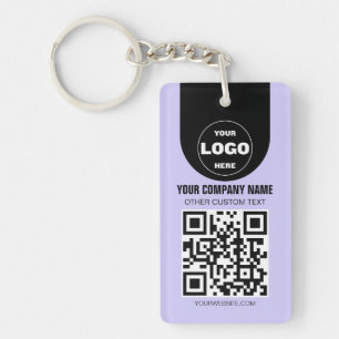 Benutzerdefiniertes Logo & QR-Code-Schlüsselanhäng Schlüsselanhänger