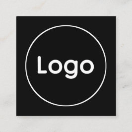 Benutzerdefiniertes Logo Quadratische Visitenkarte