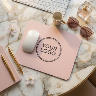 Benutzerdefiniertes Logo Rosa Personalisierte Unte Mousepad