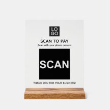 Benutzerdefiniertes Logo Scannen Zum Bezahlen QR-C