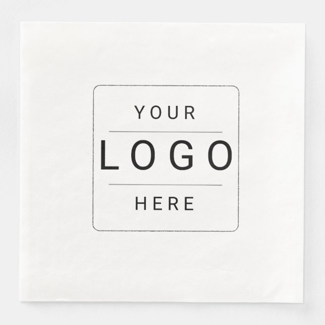 Benutzerdefiniertes Logo Serviette (Vorderseite)
