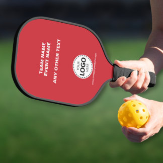 Benutzerdefiniertes Logo Team Event Rot Pickleball Schläger