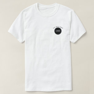 Benutzerdefiniertes Logo-Text Geschäft T-Shirt