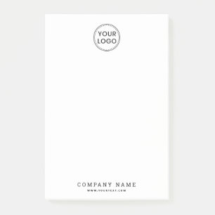 Benutzerdefiniertes Logo und benutzerdefinierter F Post-it Klebezettel