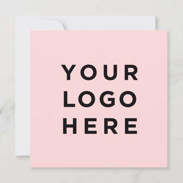 Benutzerdefiniertes Logo und moderne quadratische  (Vorderseite)