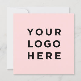 Benutzerdefiniertes Logo und moderne quadratische 