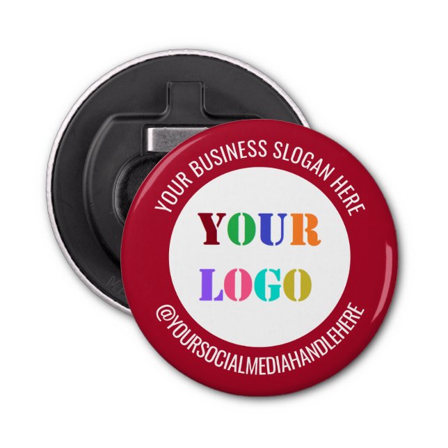 Benutzerdefiniertes Logo und Öffnen von Textflasch Flaschenöffner (Vorderseite)