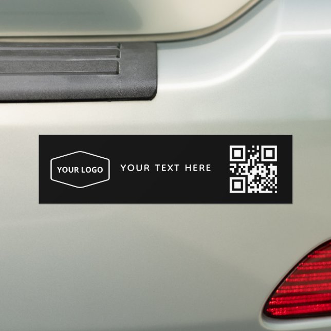 Benutzerdefiniertes Logo und QR-Code für Unternehm Autoaufkleber (Auf Auto)