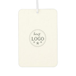 Benutzerdefiniertes Logo und QR-Code-Portrait-Rech Autolufterfrischer