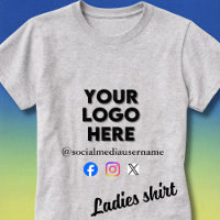 Benutzerdefiniertes Logo und Social Media Business