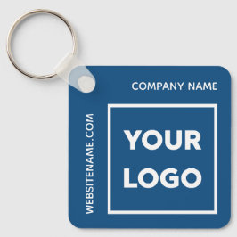 Benutzerdefiniertes Logo und Text-Business-Swag Bl Schlüsselanhänger