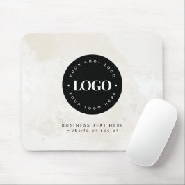 Benutzerdefiniertes Logo und Text-Chic-Marmor für  Mousepad