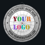 Benutzerdefiniertes Logo und Text für Ihr Business Dartscheibe<br><div class="desc">Benutzerdefinierte Farben und Schriftart - Entwerfen Sie Ihre eigenen Dartboards mit dem einfachen Personalisierten Logo und Namen Website oder Custom Text Beruflich Design Promotional Business Dart Board / Gift - Add Your Logo - Image oder Foto - QR Code / Name - Unternehmen / Website oder Telefon , E-Mail /...</div>