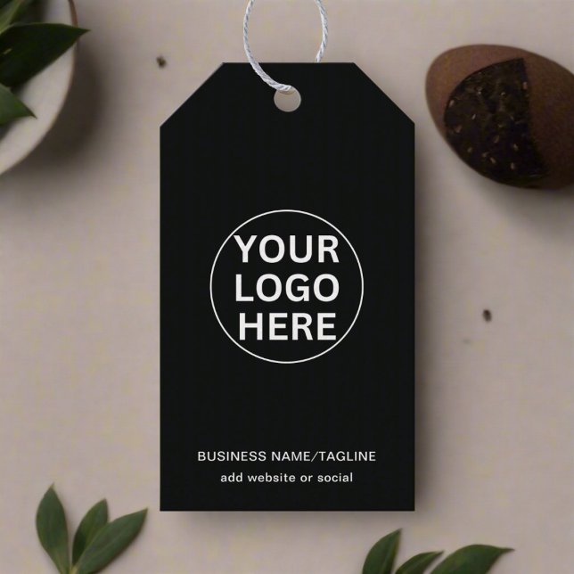 Benutzerdefiniertes Logo und Text in Beruflichem B Geschenkanhänger (Von Creator hochgeladen)