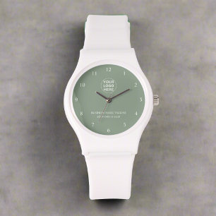 Benutzerdefiniertes Logo und Text-l-Sage-Unternehm Armbanduhr