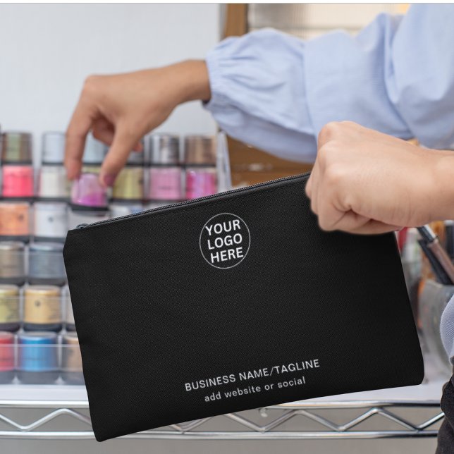 Benutzerdefiniertes Logo und Text l Werbeaktion Zubehörtasche (Von Creator hochgeladen)