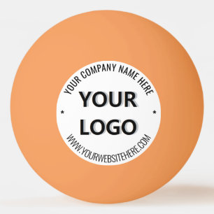 Benutzerdefiniertes Logo und Text Personalisierte Tischtennisball