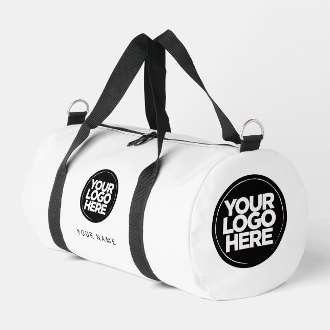 Benutzerdefiniertes Logo und Text Werbe Business F Duffle Bag (Linke Seite)